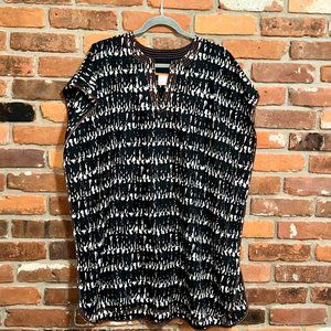 Delfina Balda Womens Rare Men In Hats Print Swim Coverup